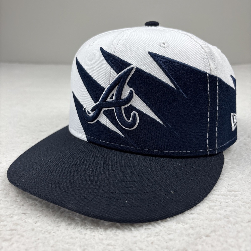 ATLANTA BRAVES x NEW ERA Snapback 9Fifty One Size Adjustable Jagged Blue/White